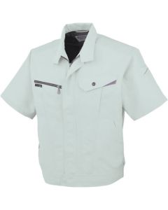 เสื้อเบลาส์แขนสั้น AS-720 9E สีเขียว 5L