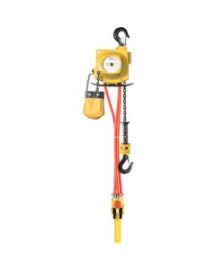 รอกสลิงลม เชือกโซ่ พร้อมปุ่มหยุดฉุกเฉิน 125kg 0.6Mpa (3.0m)