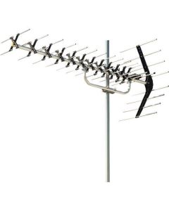 UHF high-performance antenna 14 elements power supply F type for low channel 1อัน