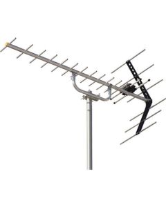 UHF antenna 14 elements. power supply F type. made of stainless steel 1อัน