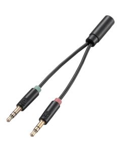 Conversion connector/4-conductor(female) to 3-conductor stereo mini plug (dia. 3.5 mm) 1อัน