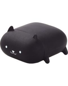 เคสซิลิโคนลายสัตว์สำหรับ AirPods 2019 แมวดำ