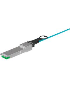 Active Optical Cable Assembly, QSFP+ to QSFP+, 40G, OM3, Aqua, 5 Meter  เส้นละ 1 เส้น