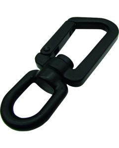Stainless Steel Strong Swivel Hook Black Plated