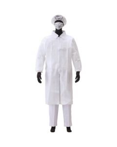 White Robe,Cap and Mask Set
