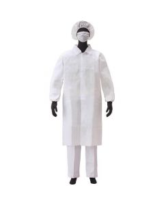 White Robe,Cap and Mask Set