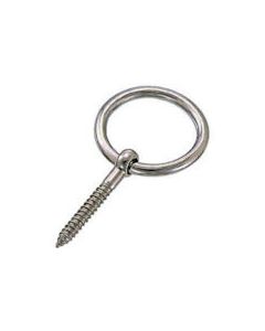 Stainless Steel Round Ring w/screw 1อัน
