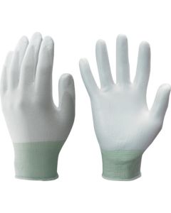 ถุงมือยูรีเทน Unlined B0510 New Palm Fit Gloves สีขาว ไซส์ S