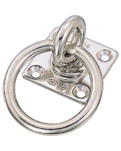 Stainless Steel Revolving Eye Plate w/ring 1อัน