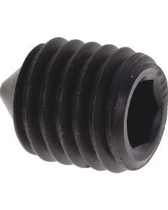 สกรูตัวหนอนพร้อมซ็อกเก็ตหกเหลี่ยม M12 x 15 ปลายแฉก รวม 8 ชิ้น