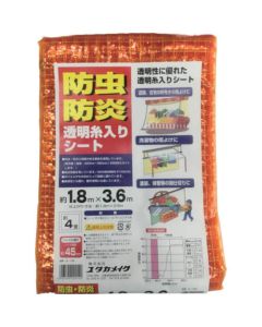Insect-Repellant Transparent Threaded Sheet
