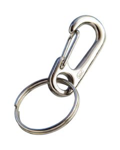 Stainless Steel Mini Clip with Double Ring ถุงละ 2อัน