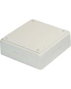 กล่องรวมสัญญาณอุปกรณ์เสริมงานขึ้นรูปโลหะชนิด B สีขาวขุ่น