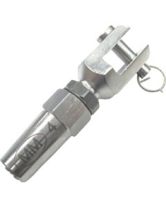 Stainless Steel Lock Terminal Fork 1อัน