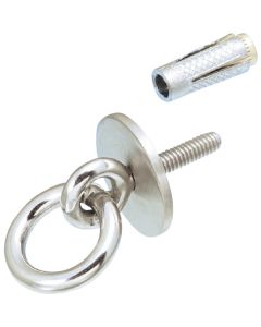 Stainless Steel Round Ring w/bolt, washer & anchor plug  ถุงละ 1 อัน