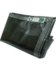 แผ่นตาข่ายกันไฟน้ำหนักเบา 1.8 ม. x 3.6 ม. สีดำ