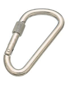 Stainless Steel Karabiner Spring Hook D type 1อัน