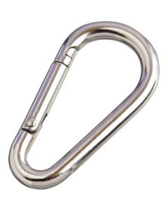 Stainless Steel Egg-KARABINA Spring Hook.without tube 1อัน