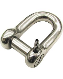 Stainless Steel Oval Sink Pin type D-Shackle w/pinlock 1อัน