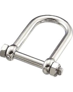 Stainless Steel Wide Safety D-shacklew/loose stopper nut 1อัน