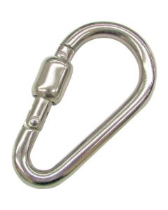 Stainless Steel Egg-KARABINA Open Hook w/spring tube 1อัน