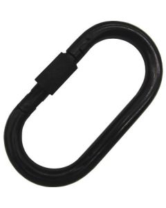 Stainless Steel KARABINA Spring Hook Black Plated 1อัน