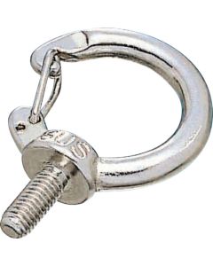 Stainless Steel Eye Bolt Hook type  ถุงละ 1 อัน