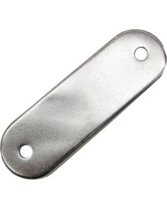 Stainless Steel Plate (oval) for Pillar  ถุงละ 1 อัน