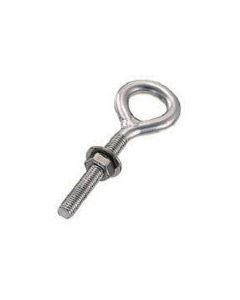 Stainless Steel Long Eye Bolt (welded) w/washer and nut 1อัน
