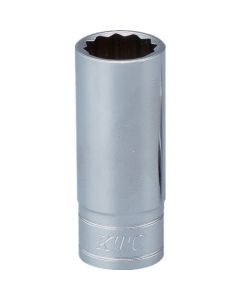 9.5sq. ลูกบล็อก 12 เหลี่ยม แบบยาวปานกลาง 9.0mm