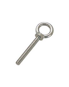 Stainless Steel Long Eye Bolt (welded) w/washer and nut 1อัน