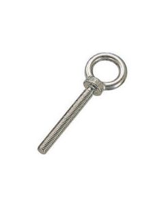 Stainless Steel Long Eye Bolt (welded) w/washer and nut 1อัน