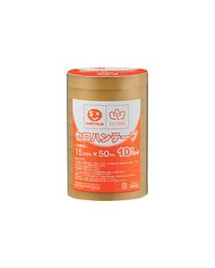 เทปกระดาษแก้ว 15มม. x 50ม. 10 ม้วน B641J (388549)