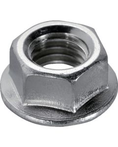 Unichrome Hexagon Nut with Flange ชุดละ 100 อัน