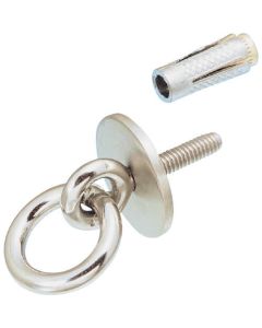 Stainless Steel Round Ring w/bolt. washer & anchor plug 1อัน
