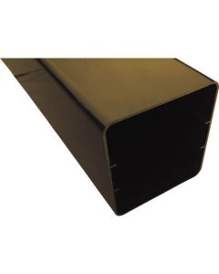 เสาเฉลียงอลูมิเนียม 60X60X1.2T สีบรอนซ์ สูง 3 ม