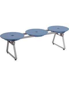 แท่นวางดิสก์ แบบพับได้ สีน้ำเงิน