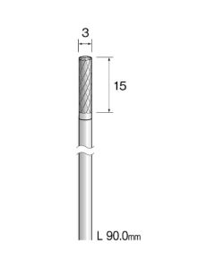 Long Shaft Carbide Cutter 1เส้น