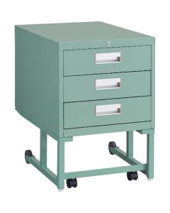 เกวียนสำหรับโต๊ะทำงานแบบ BCD 3 ลิ้นชัก H660 สีเขียว