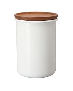 Buona Enamel Tea and Coffe Canister 200