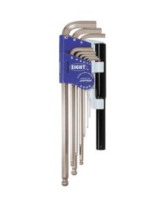 Hexagon Wrench Ball Point Extra Long Length With Pipe Set ชุดละ 9ชุด