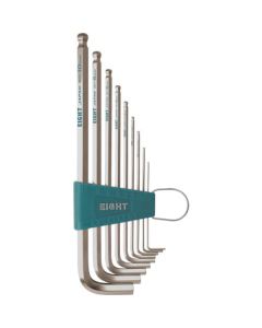 Hexagon Wrench Ball Point Extra Long Length Size Printed Set 1ชุด