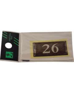 Table Number Sign 1แผ่น