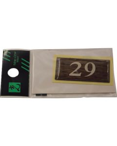 Table Number Sign 1แผ่น