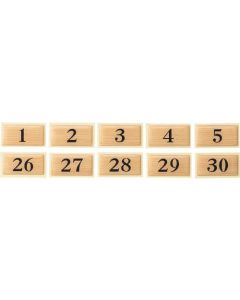 Table Number Sign 1แผ่น