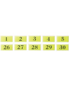 Table Number Sign