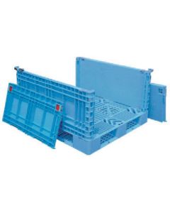 กล่องไม้พาเลท BJ-S/1211x65 1 ขั้น 2 ประตู 11 น้ำเงิน