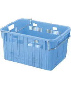 BK คอนเทนเนอร์ (แบบตะกร้า) BK-54-2H (มีหูหิ้ว) สีฟ้า