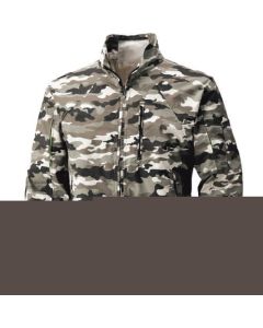 เครื่องปรับอากาศ Fujin เสื้อแจ็คเก็ตแขนยาวลายพราง สีเงิน ไซส์ M