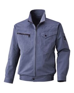 เครื่องปรับอากาศ Fujin เสื้อแจ็คเก็ตแขนยาว สีฟ้าคราม ไซส์ 4L